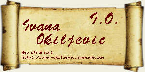 Ivana Okiljević vizit kartica